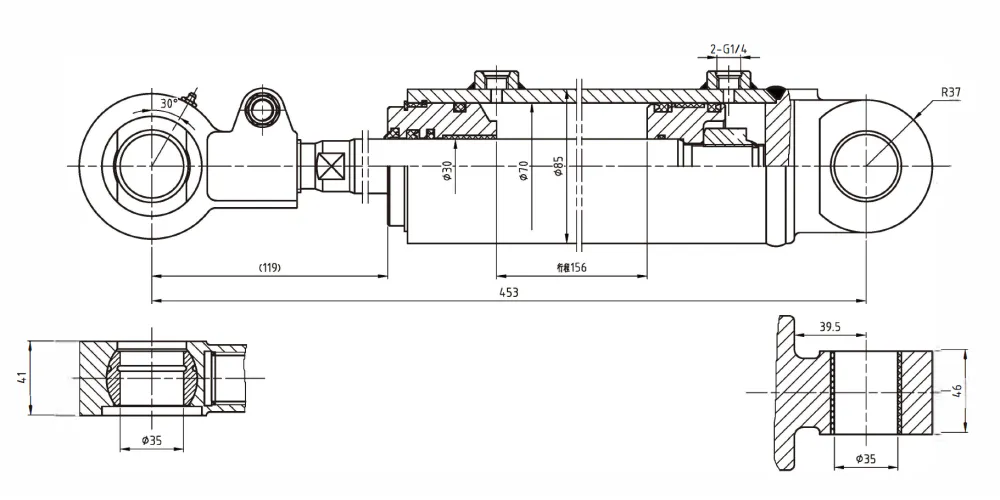 forklifttiltcylinder-products1-EP-HCY-2 Forklift Tilt Cylinder-draft