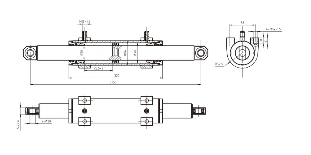 EP-HCY-3 Forklift Tilt Cylinder forklifttiltcylinder-products1-EP-HCY-3 Forklift Tilt Cylinder-draft