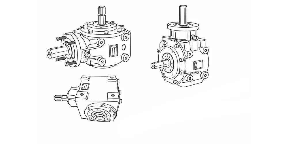 EP-HCYA-2 Cylinder For Forklift Accessories High Performance Gearboxes